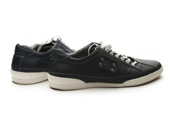 Classic sneakers with white lace