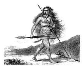 Fototapeta premium Woman Warrior - Ethnic