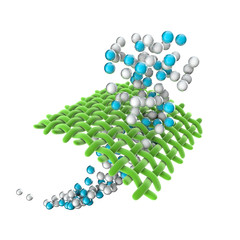 Textilreinigung mit Waschmittel