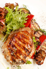Chicken Steak with vegetables