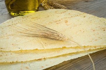 Pane carasau, typical bread of sardinia