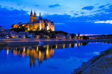 Meissen at night