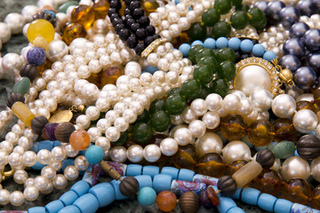 Jewelry, necklaces, pearls