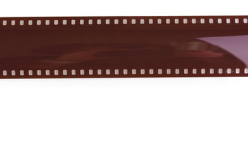 Photo film isolated on white