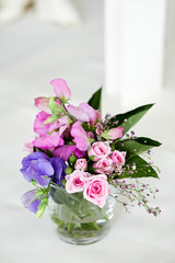 Blumenstrauss Tischdekoration