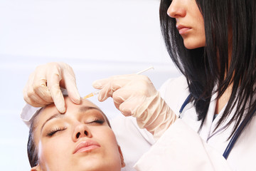 Cosmetic medicine. Botox Injection