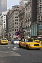 Naklejka na ściany i meble Nowy Jork - Taxi
