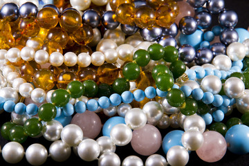 Jewelry, necklaces, pearls