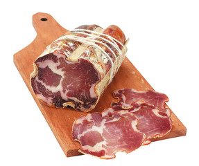 Salume italiano, coppa steccata