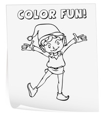 Coloring worksheet