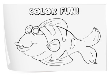Coloring worksheet
