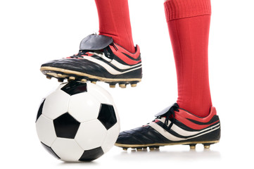 legs of soccer player