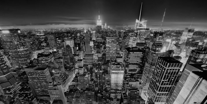 Fototapeta new york de nuit