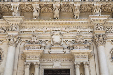 Santa Croce Basilica. Lecce. Puglia. Italy.