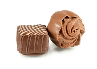 Tasty sweets from a milk chocolate