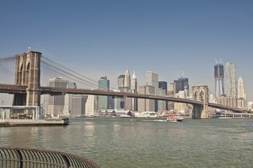 Obraz premium New York - Brooklyn Bridge