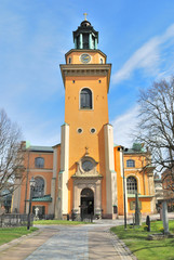 Fototapeta na wymiar Stockholm. Mary Magdalene Church