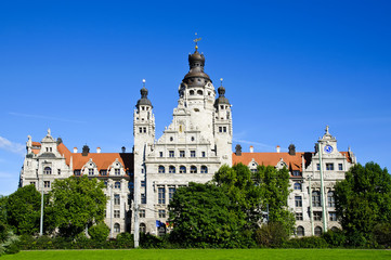 New city hall in Leipzig