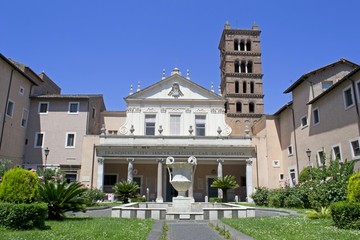 Naklejka premium Basilica di Santa Cecilia in Trastevere