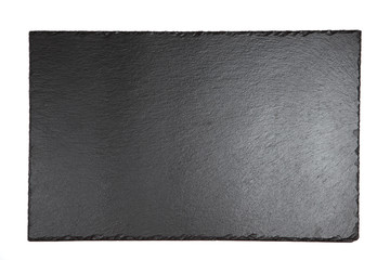 Shale plate on white background