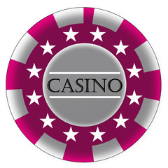 Casino Spielgeld - violett