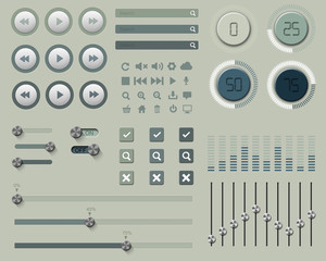 User Interface grau grün © virtua73