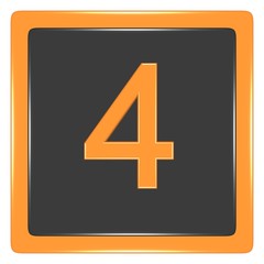 Fototapeta premium Nombre 4.07