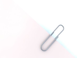 Paper clip and a paper sheet