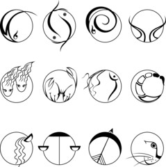 set of symbols Zodiac
