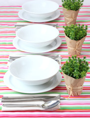 elegant holiday table setting
