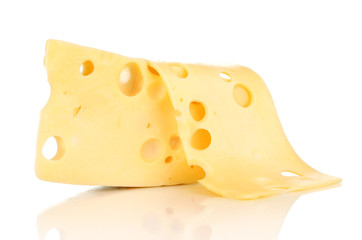 Cheese isolated on white