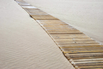 Wooden pathway