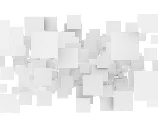 Abstract 3d sqaures