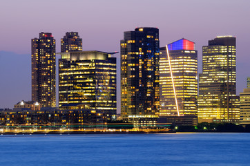 Skyline of Exchange Place, Jersey City, New Jersey