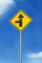 arrow road sign