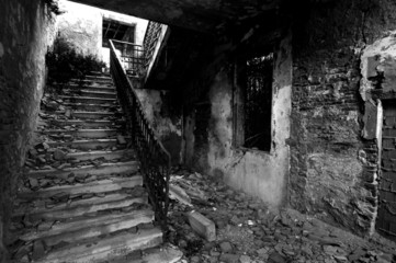Fototapeta na wymiar ruiny w Comacchio, włochy