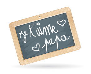 Fototapeta premium je t'aime papa