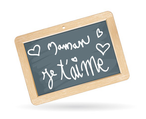 Obraz premium maman, je t'aime