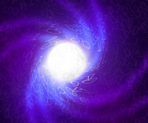 Violet Binary Abstract Background