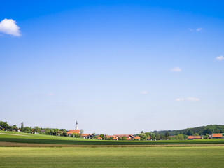 blue sky bavaria