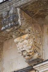 Donadeo - Tafuri palace. Lecce. Puglia. Italy.