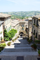 Fototapeta premium Corinaldo (AN) - Scalinata del pozzo