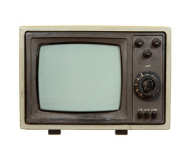 Old portable tv set