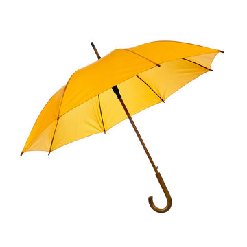 Opened Yellow Umbrella