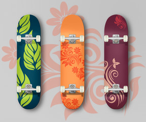 3 Skateboard Designs
