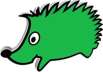 grüner Igel
