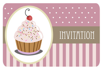 Cupcake Invitation