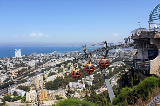 funicular railway in Haifa