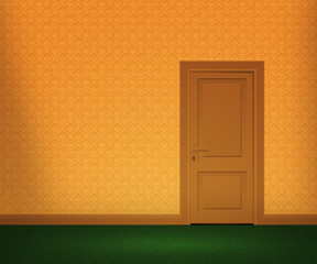 Retro Door in the Wall