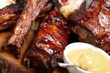 delicious BBQ ribs